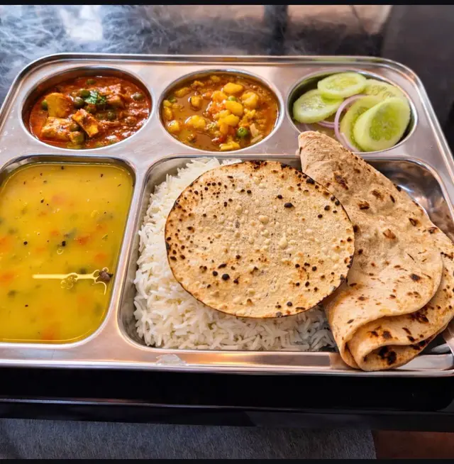Full thali Before