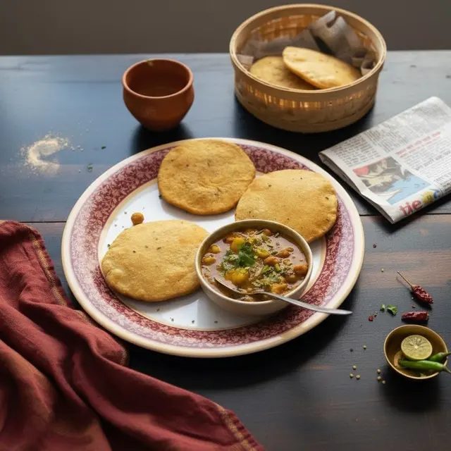 Puri sabji After