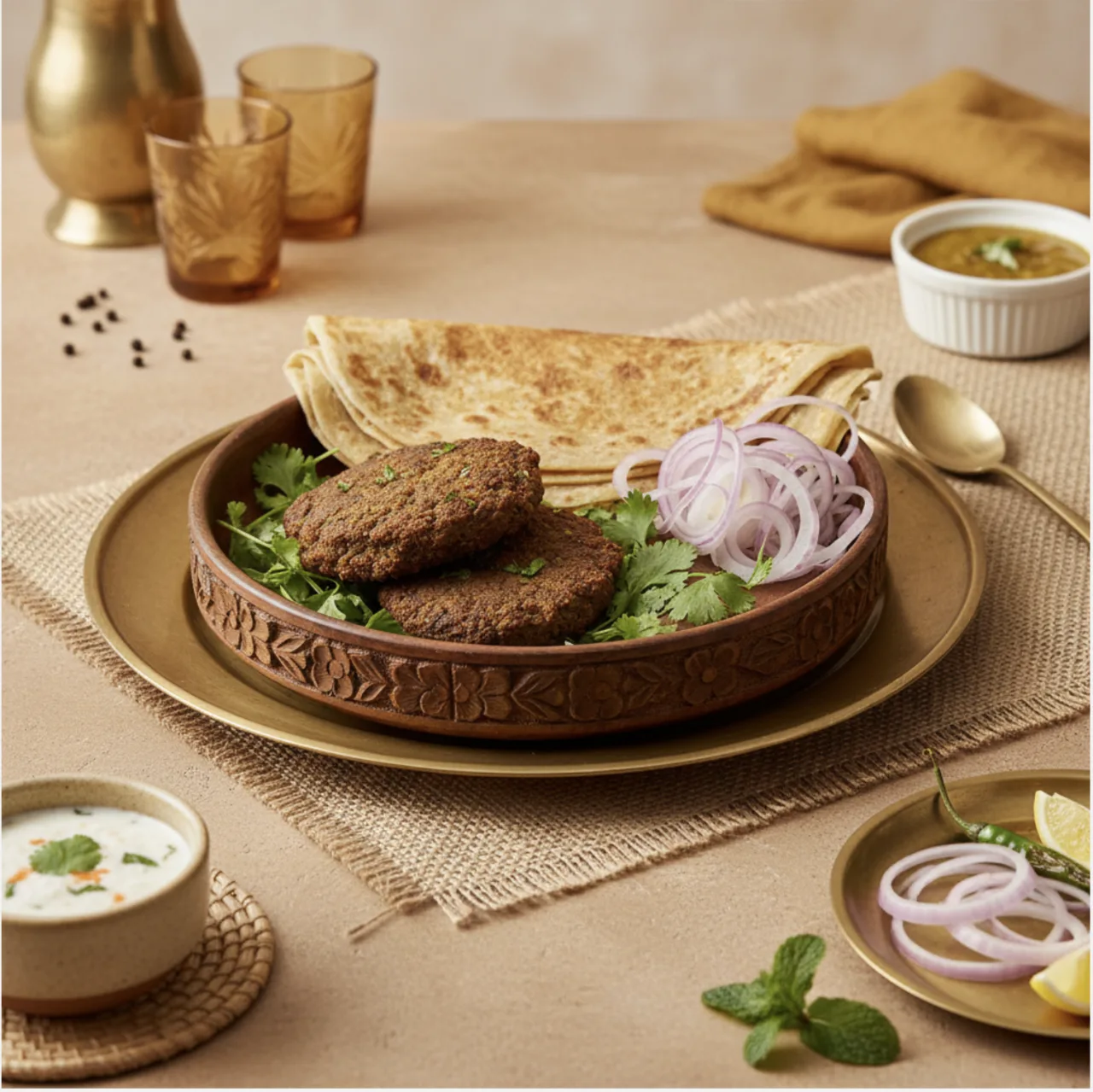 Galouti kebab, north indian & kebabs food photography by Pleny