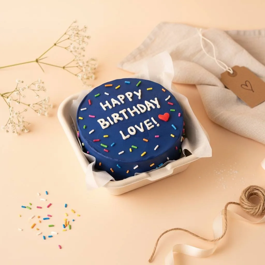Bento birthday cake After
