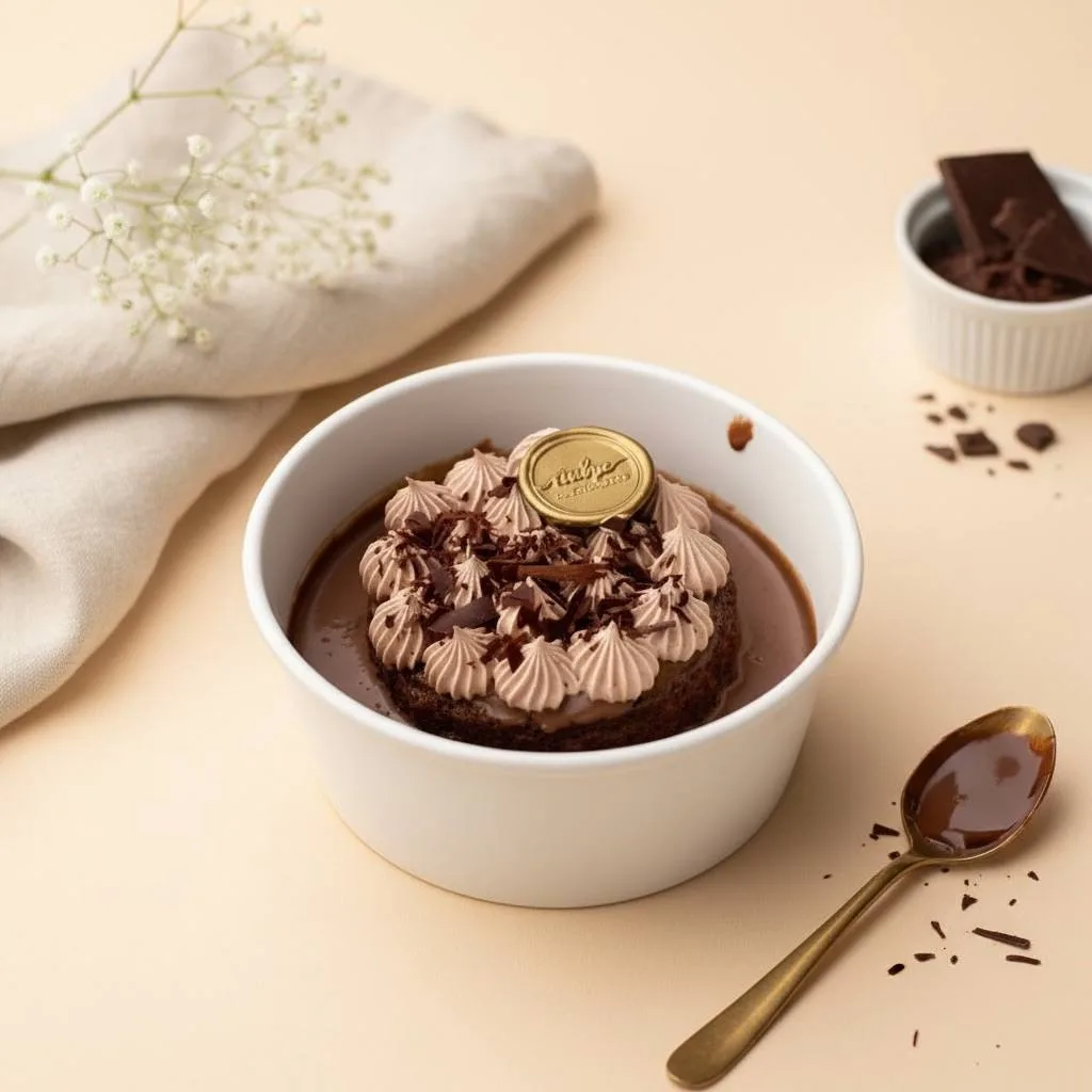 Chocolate dessert pot After