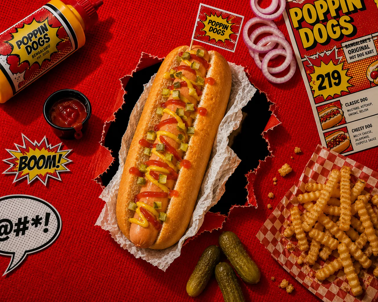 Classic loaded dog After