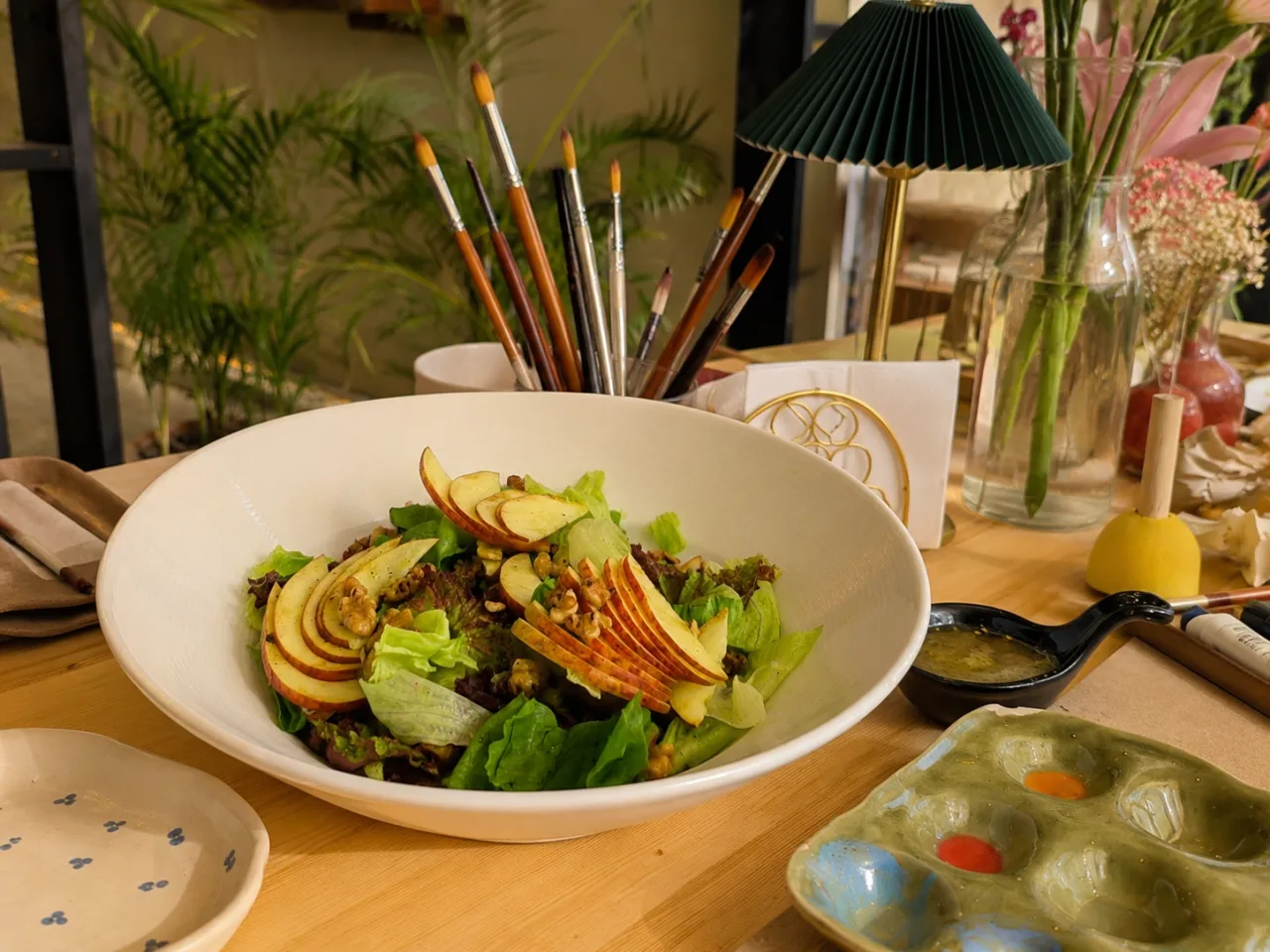Apple walnut salad After