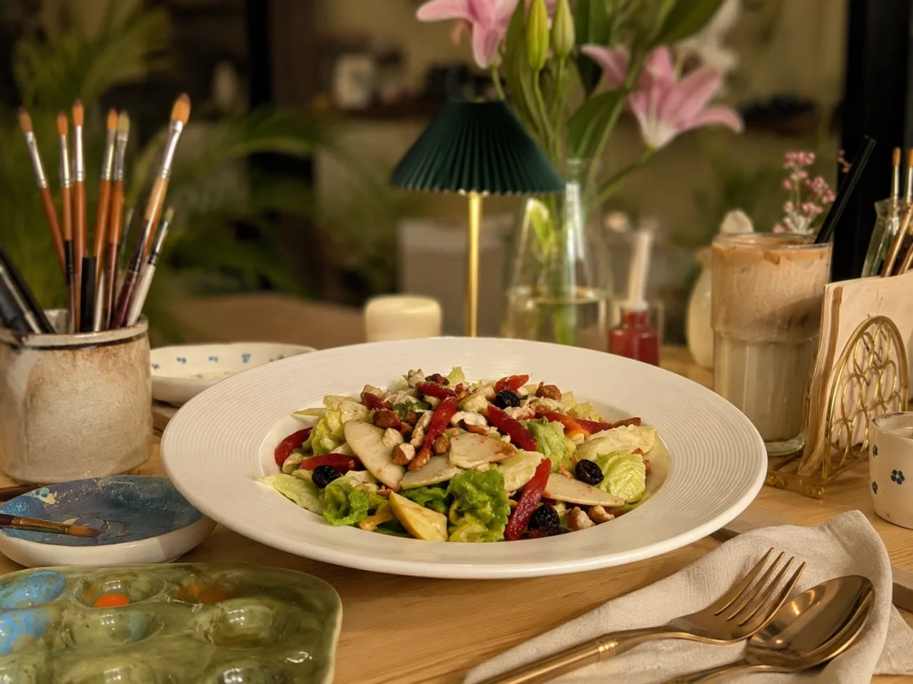 Nutty nourishing greens After