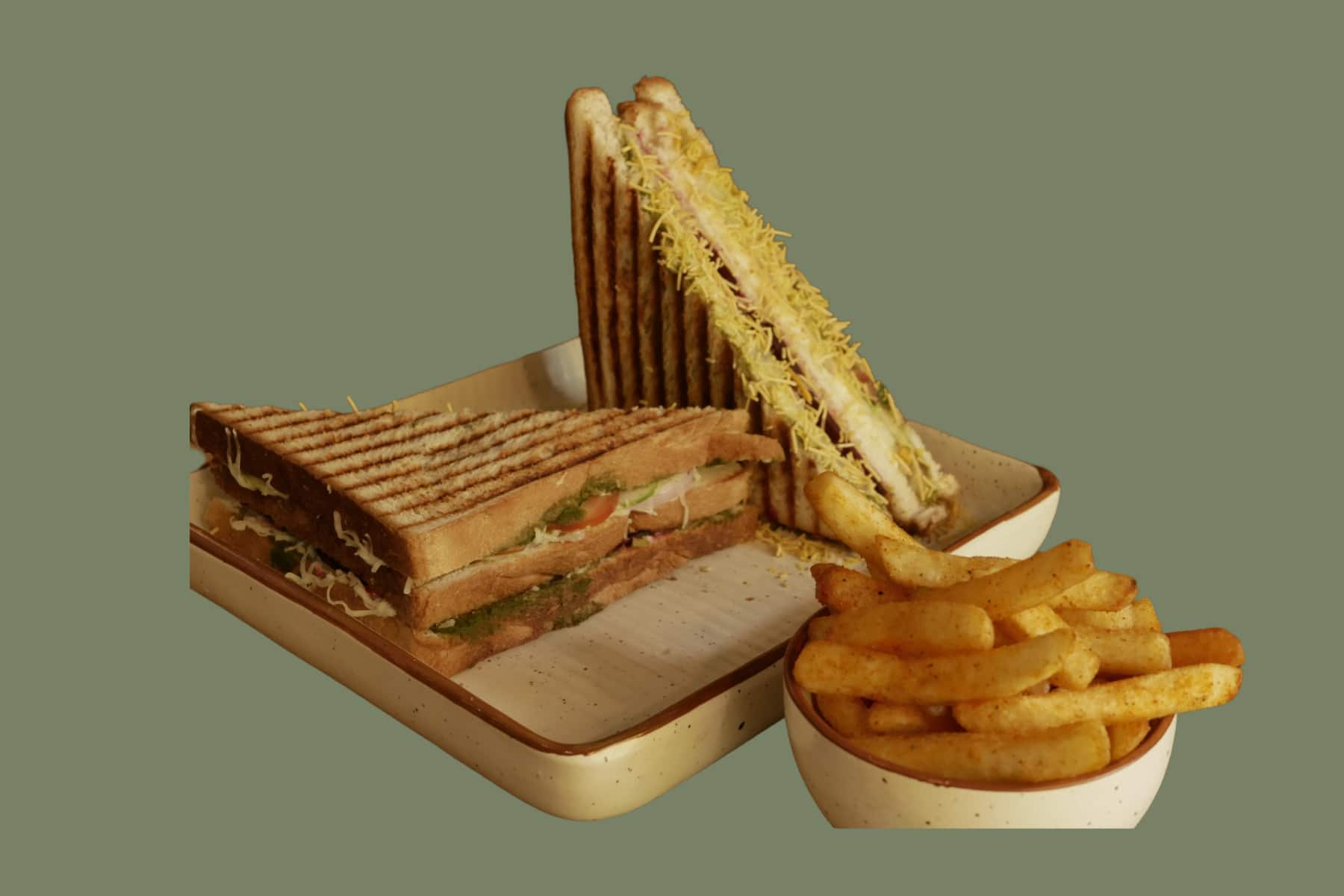 Playful upscale café — supporting dish in this style