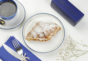 Parisian patisserie elegance expressed through — supporting dish in this style